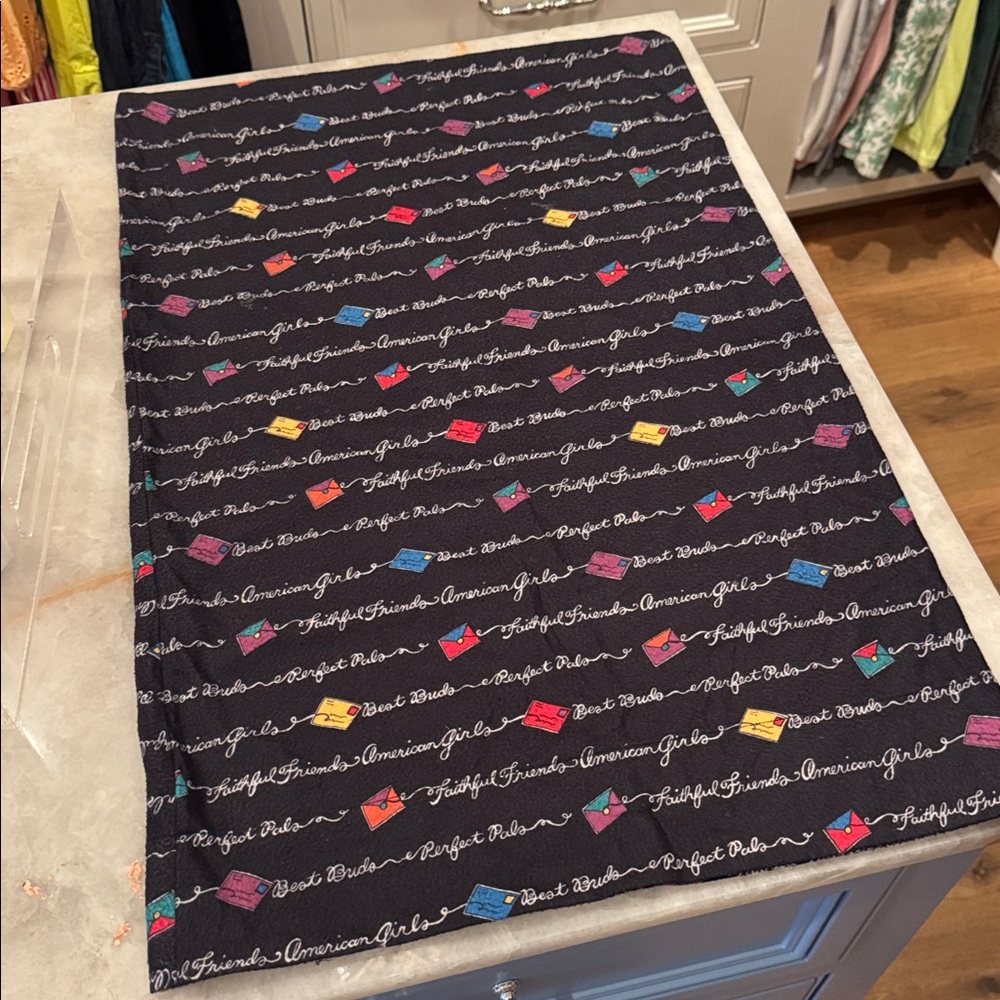 Vintage American Girl of Today flannel pillowcase